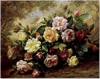 unknow artist Floral, beautiful classical still life of flowers.086 china oil painting image